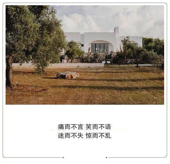 痛而不言 笑而不语