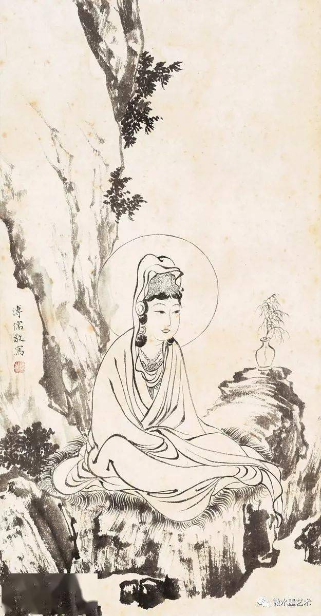 献上一组国画观音圣像,保佑众生平安!(内附教程)