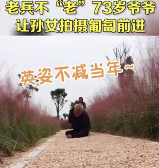 老兵|英姿不减当年！73岁退伍兵拍匍匐前进视频，网友：英雄不老