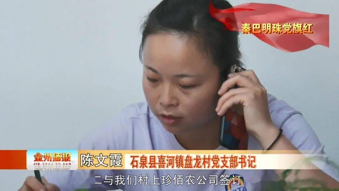 90后女支书陈文霞敢想能做带领村民奔小康