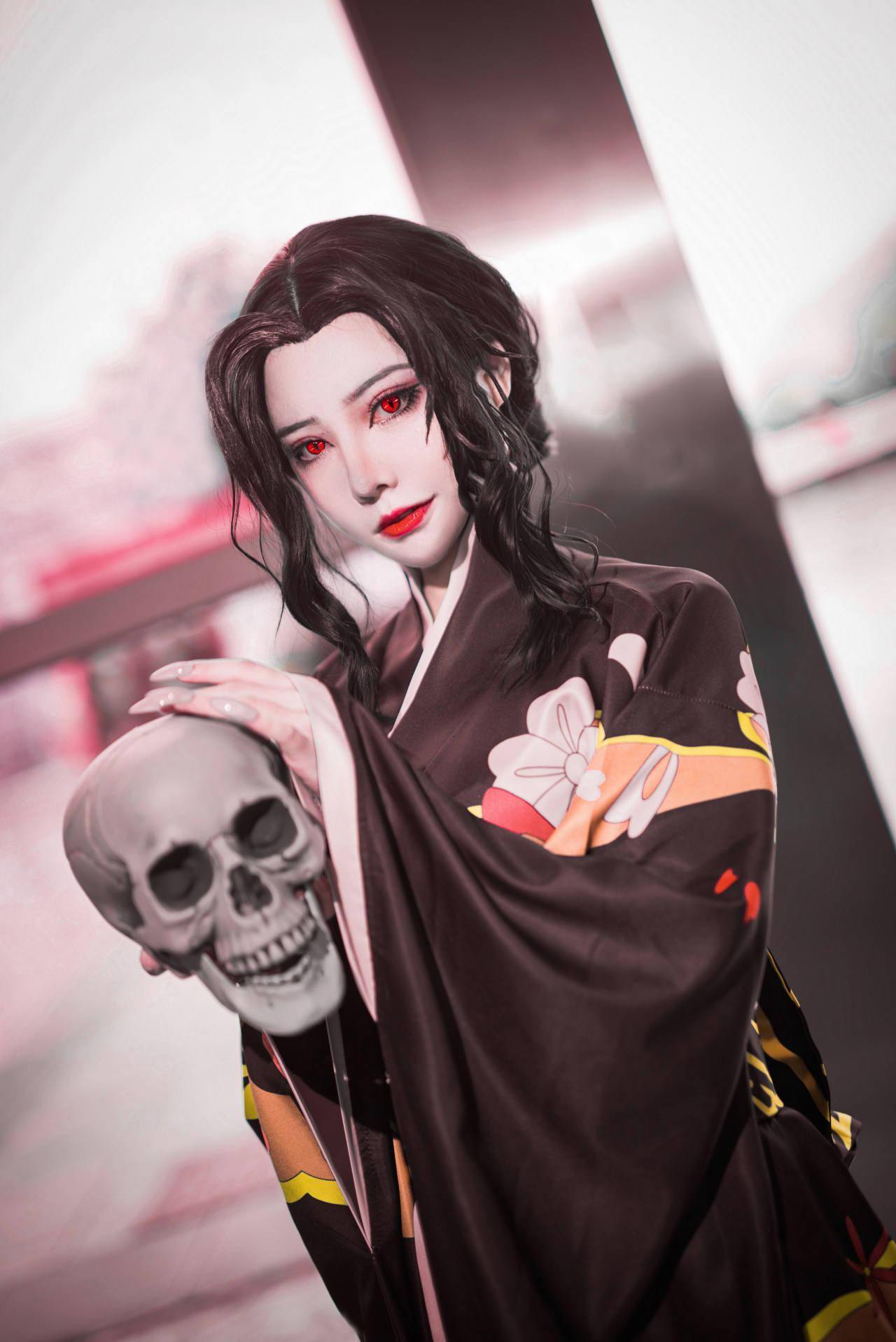 鬼灭之刃鬼舞辻无惨cosplay_手机搜狐网