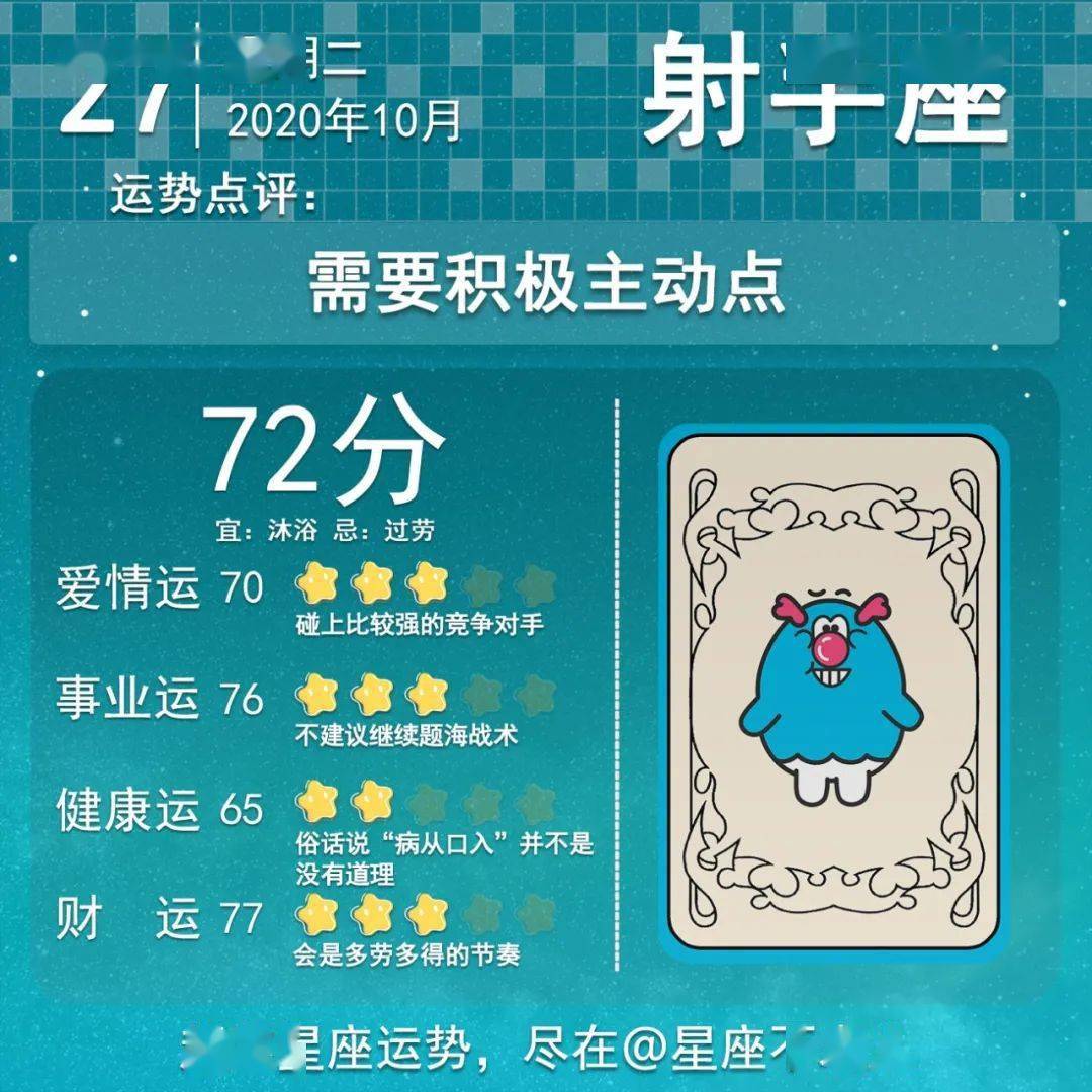 2020年10月27日星座运势