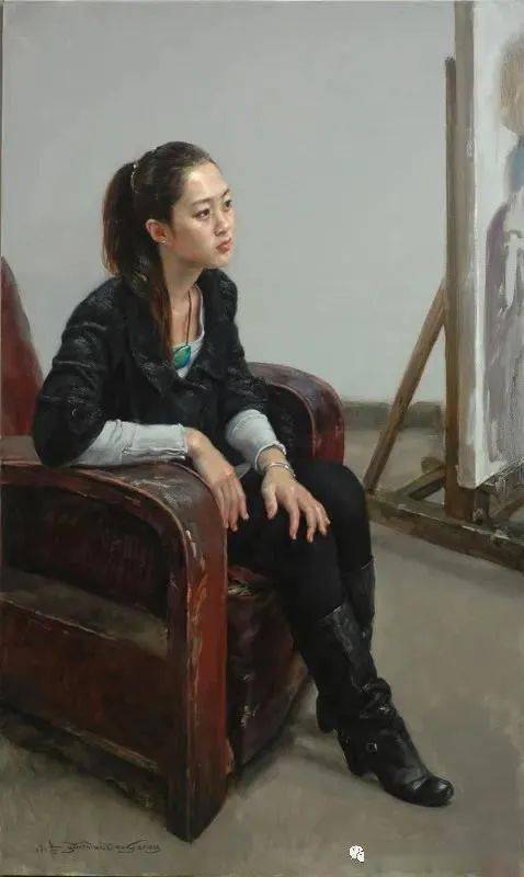天津美院教授于小冬人物油画欣赏