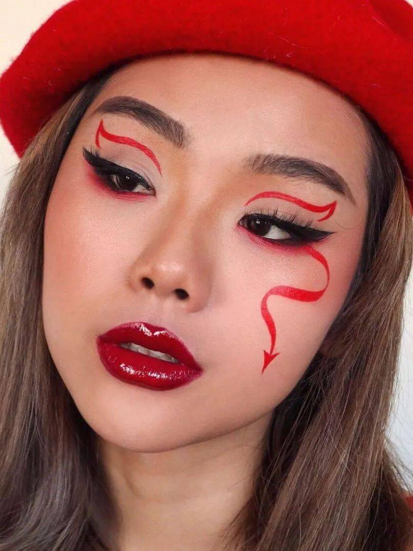 伤痕|都万圣节了你的妆容还不来点儿刺激的？