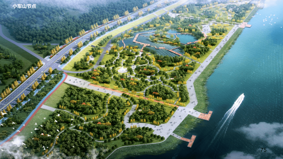 沌口沿江左岸大道建设规划:全长47公里,12.5公里高架