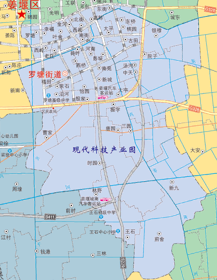 姜堰行政划分大变化!_街道