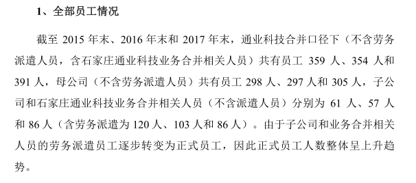 变动|通业科技财务数据变动大，银行存款和员工数存在矛盾