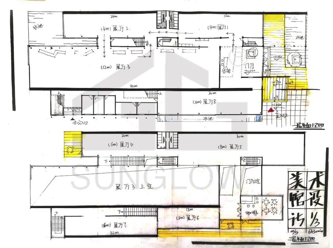 快题模考解评图05|大快题真题—展墙美术馆设计