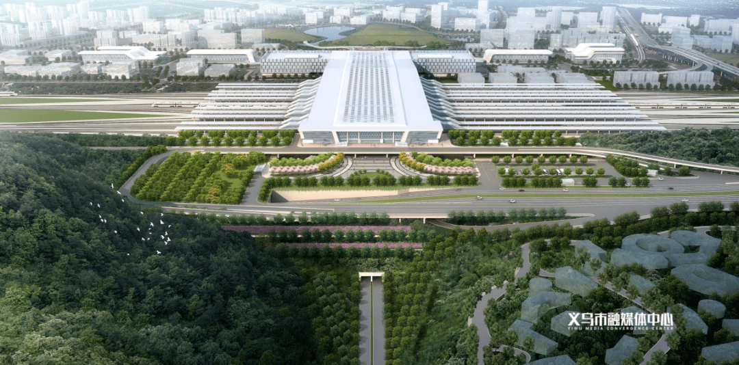 效果图出炉义乌火车站北广场来了