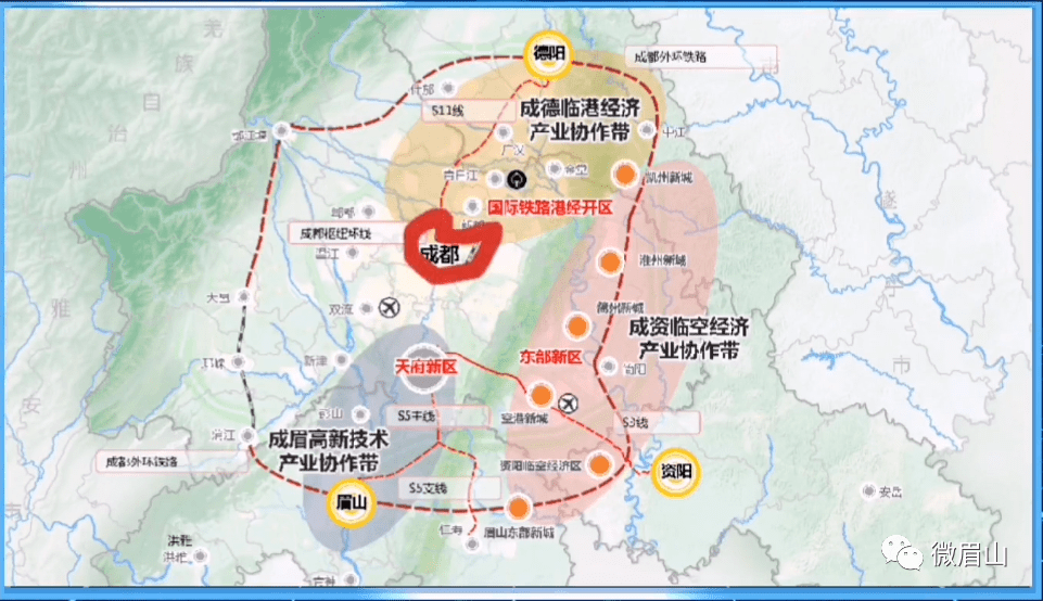 "两环"指的是  成都枢纽环线和  成都外环铁路