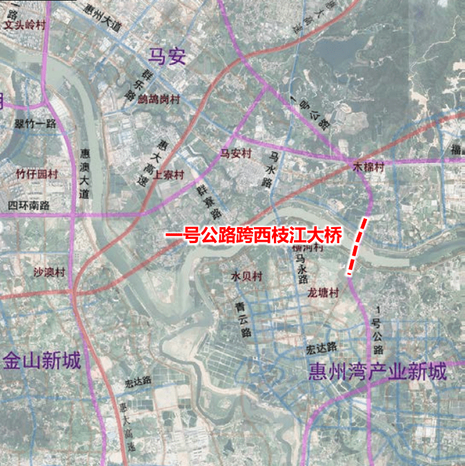 "鹅城大桥"要来了!惠州将新增16条过江通道