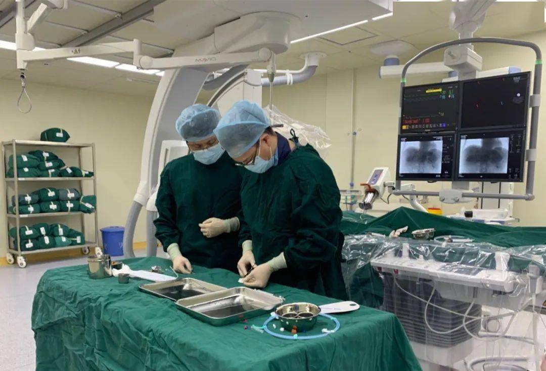龙港人民医院,开展首例肝癌介入手术!