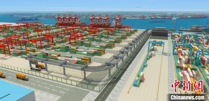 系统|全球首创智能空轨集疏运系统将落地山东港口青岛港