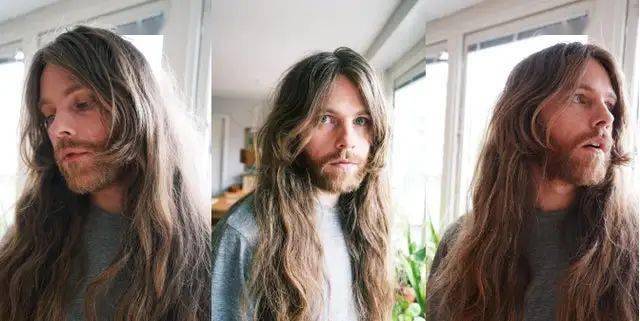 长发|一群喜欢留长发的男生各种po自拍，有些居然性感又妩媚啊！