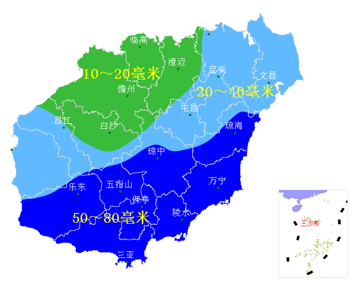 "环高"将于今天在这里登陆,海南仍有较强风雨,下周气温逐日回升"返夏"