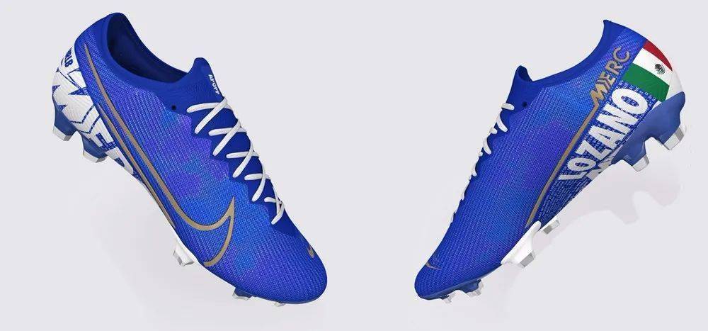 洛萨诺上脚全新nike mercurial vapor 13足球鞋