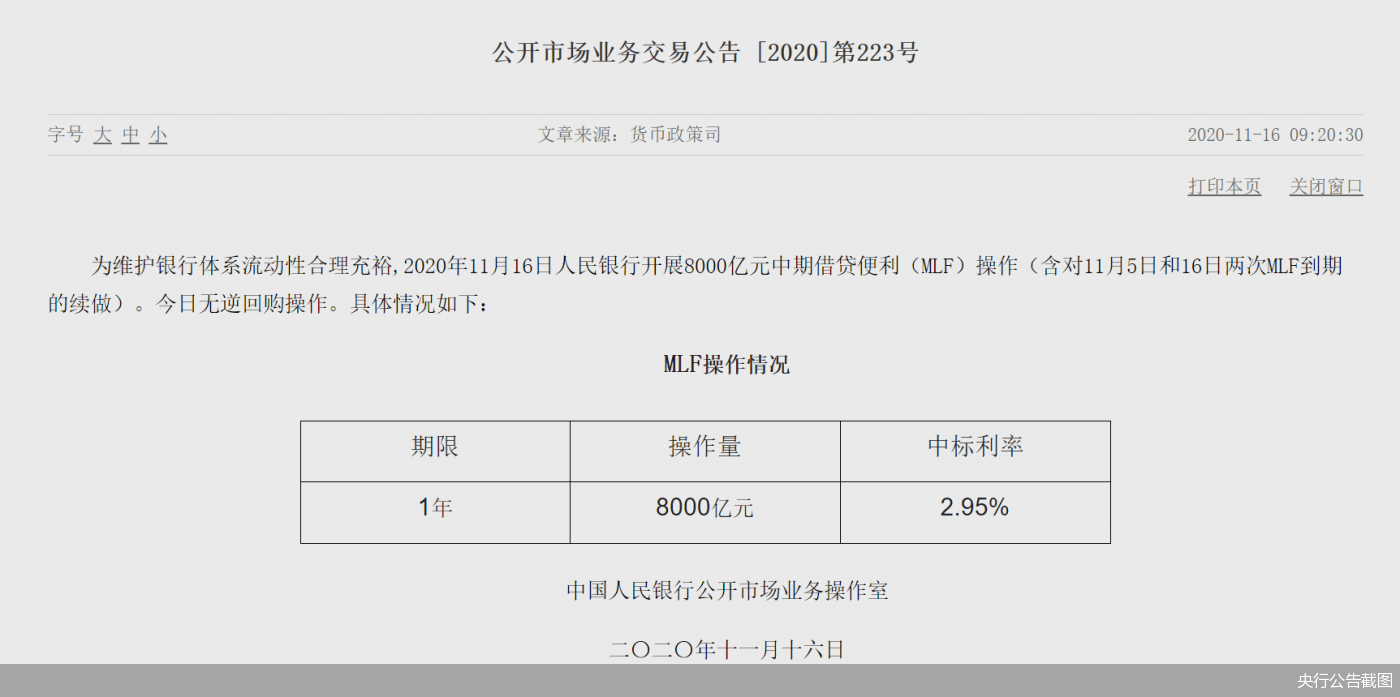 平价|8000亿元！央行平价操作史上最大规模MLF 年内LPR调降概率降低