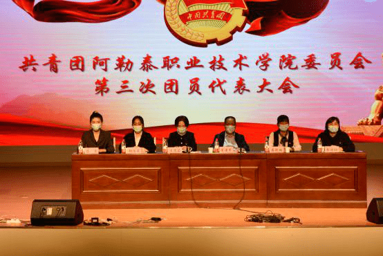 阿勒泰职业技术学院委员会为团代会打call!