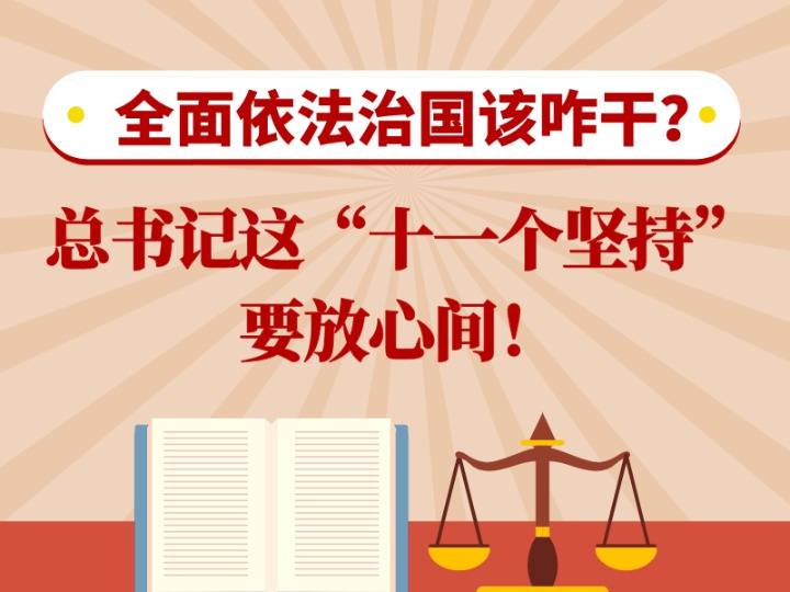 全面依法治国该咋干?总书记这"十一个坚持"要放心间!