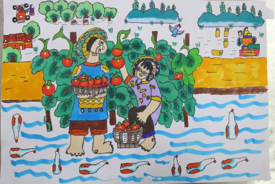 绘画大赛||看孩子们用画笔描绘的幸福生活