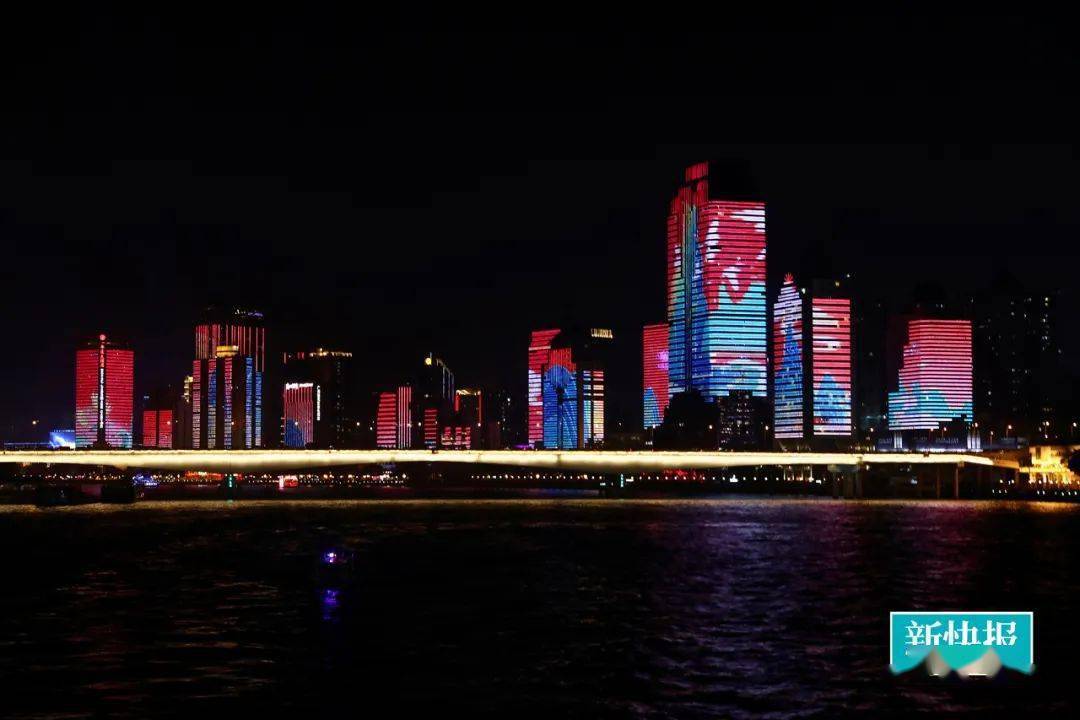 一江两岸光影璀璨!广州国际灯光节正式开秀_城市