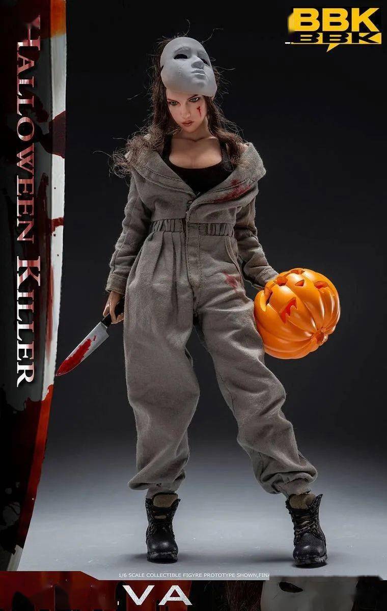 【资讯】bbk 新品 1/6系列 万圣节 杀手女郎 麦尔 可动人偶