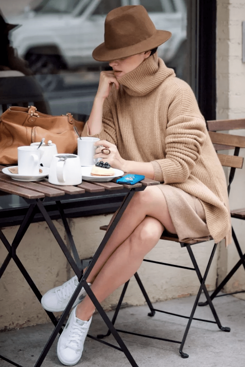 驼色|比驼色更好穿，今年冬天“奶茶色”火了！！