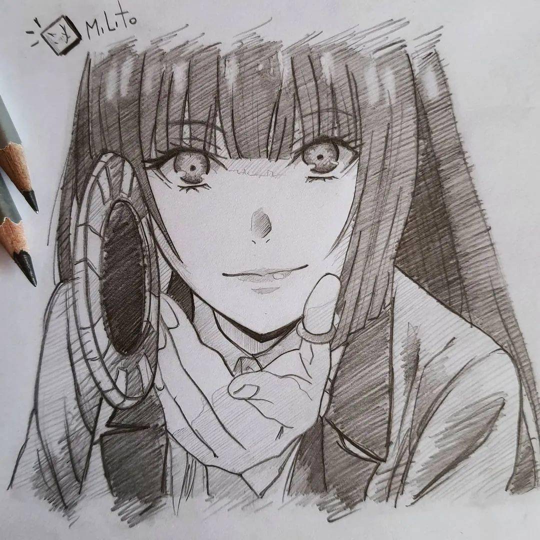 没有画笔没关系一支铅笔画的也能超好看_搜狐网, image size:1080x1080