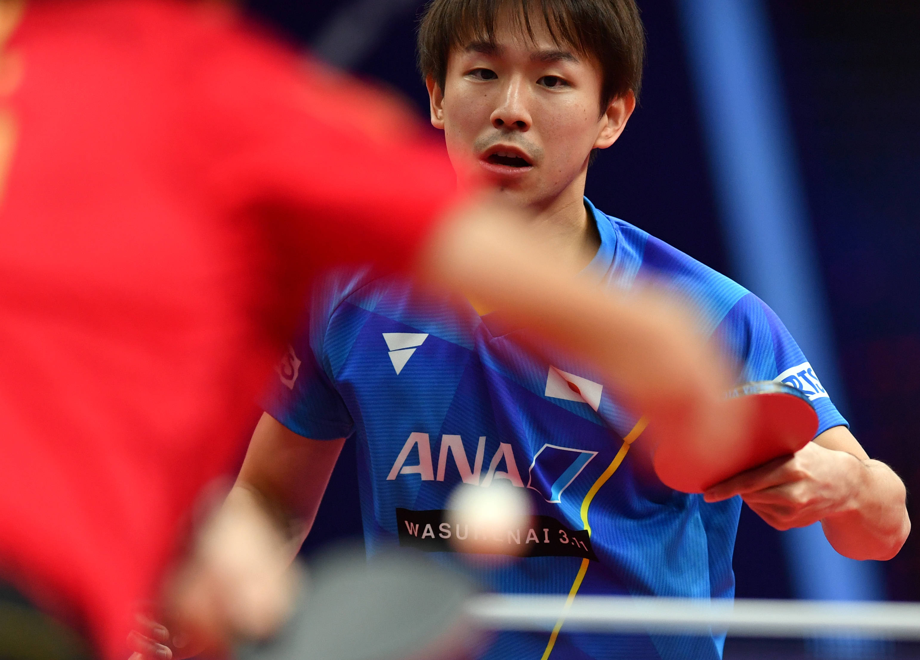 中国选手林高远以4比0战胜日本选手丹羽孝希,晋级八强