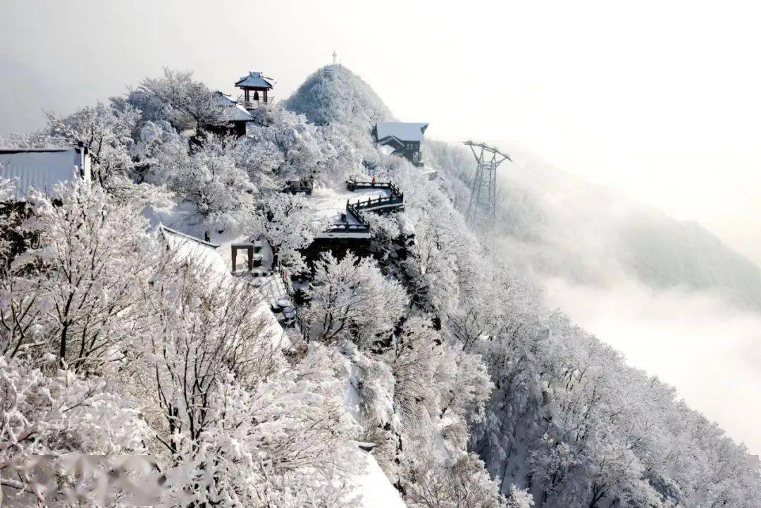 走,玩雪去,今天王屋山雪景又刷屏!