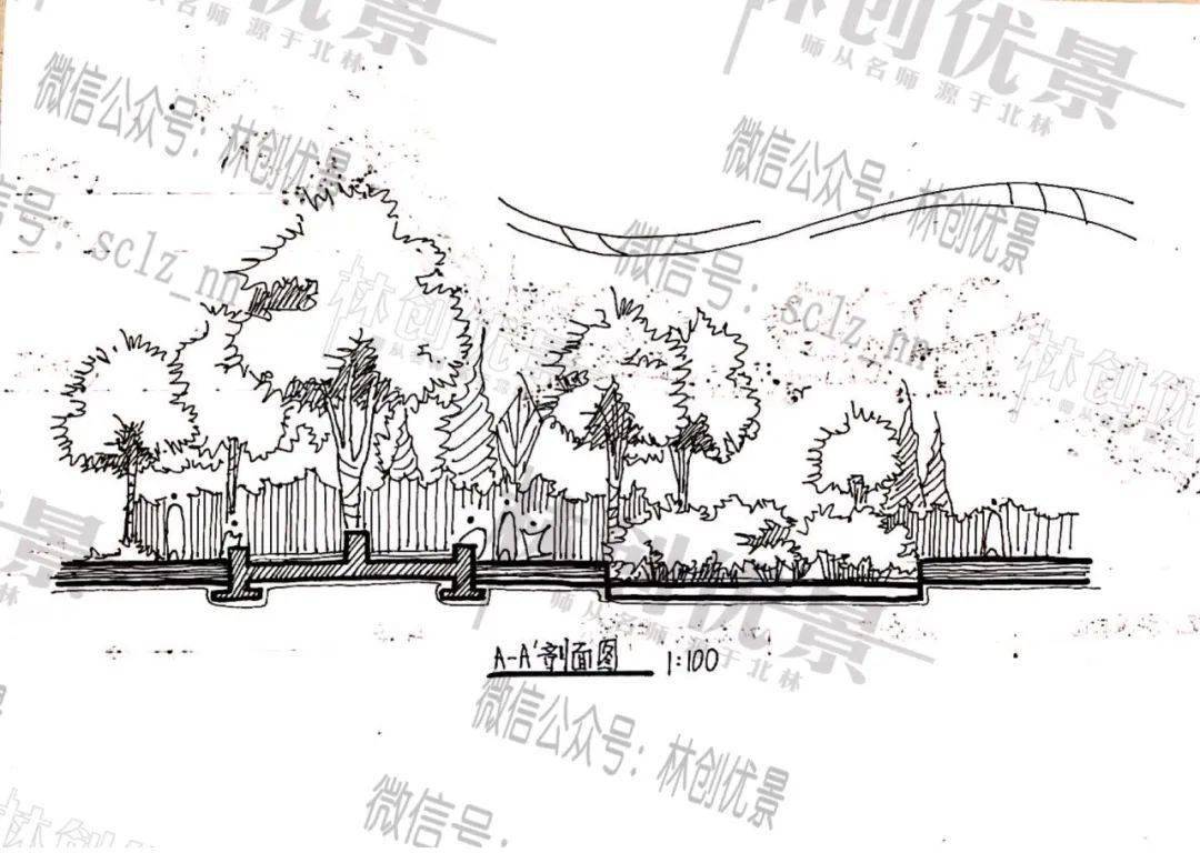 每日一画跟着林创画节点day512效果鸟瞰剖面图