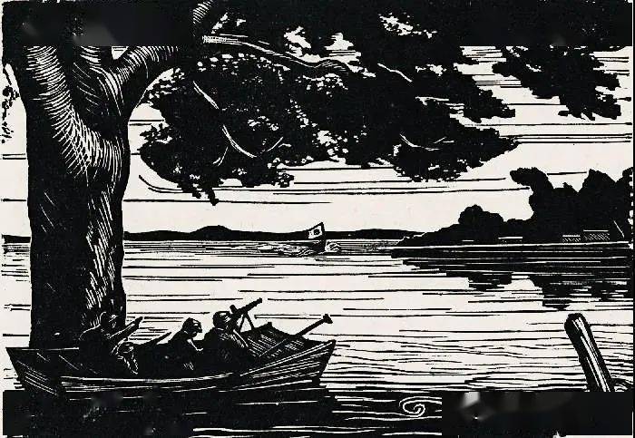 8×13.5cm 黑白木刻 1940年