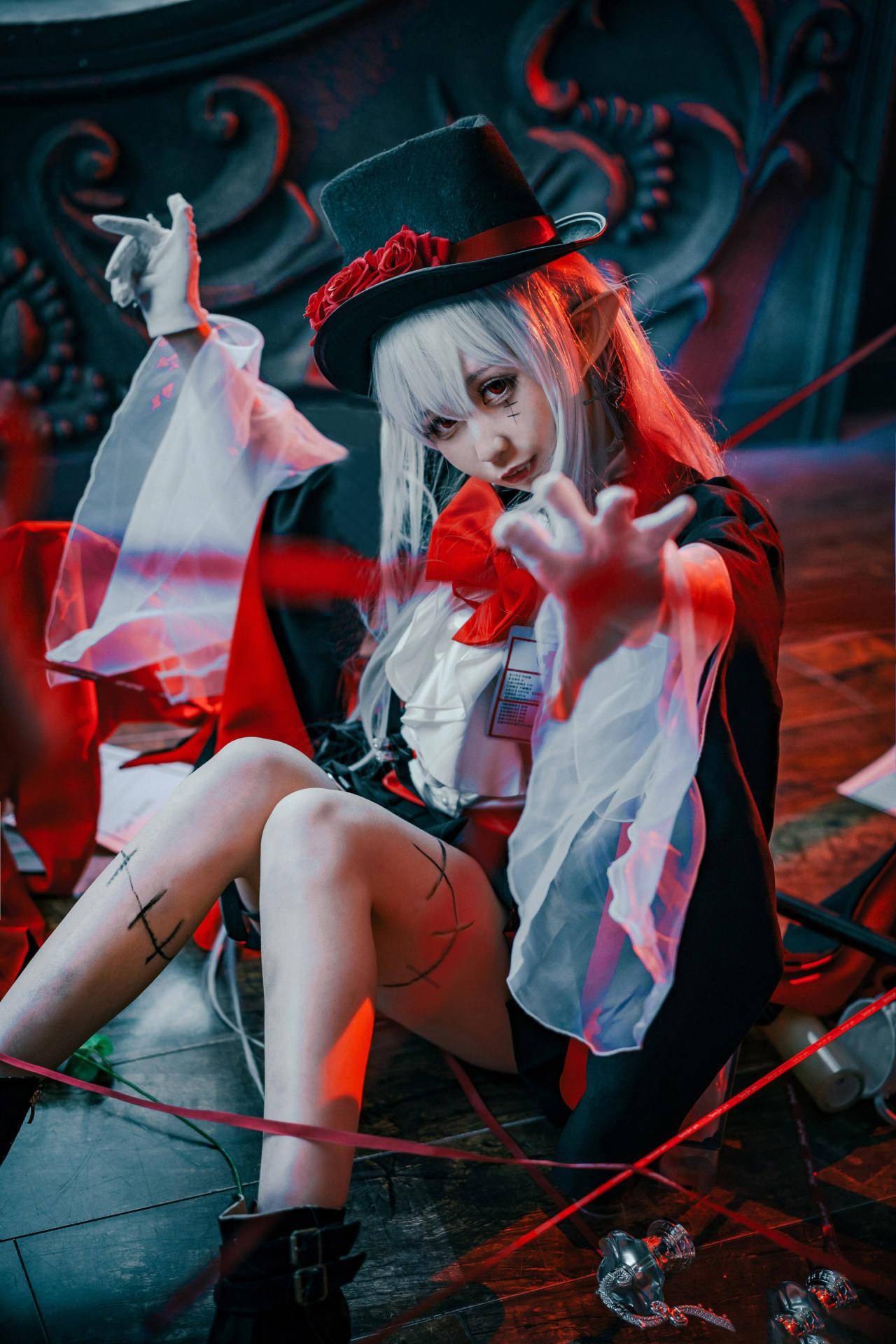 明日方舟 华法琳巫异盛宴cosplay