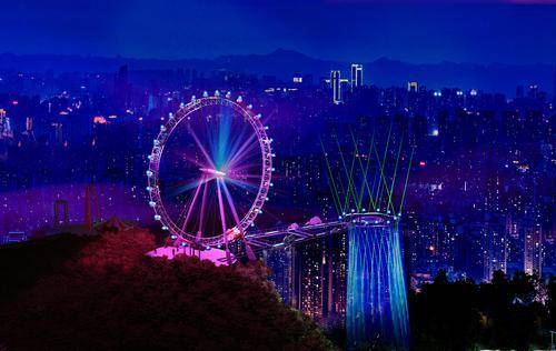 让山城夜景动起来 壹华里打造国内首个动态极限夜景公园