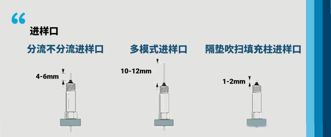 色谱柱在不同进样口和