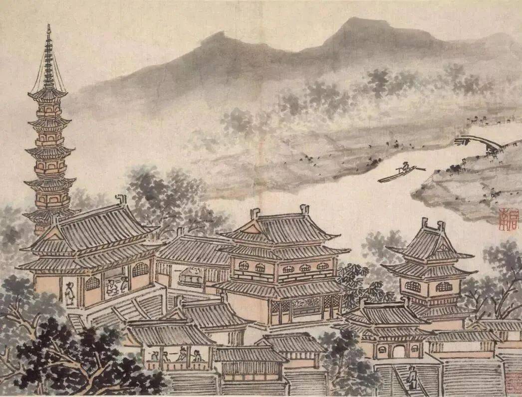 沈周的虎丘册页,好文气