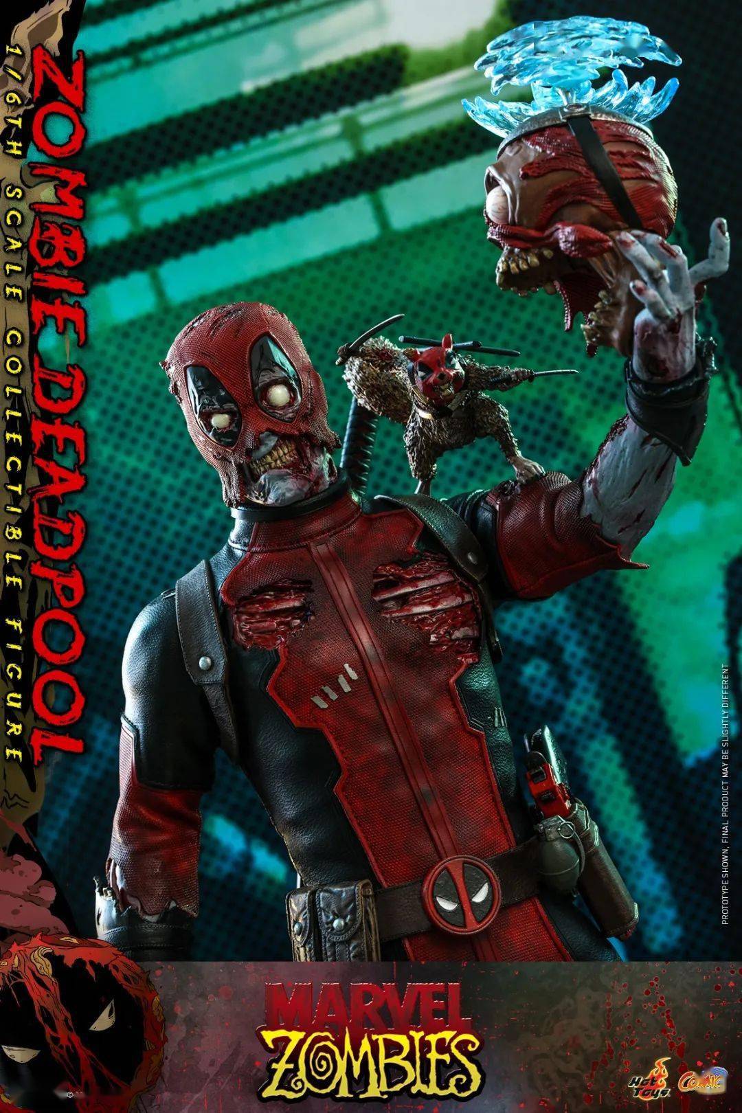新品预定hottoysht16cms06丧尸死侍zombiedeadpool可动人偶