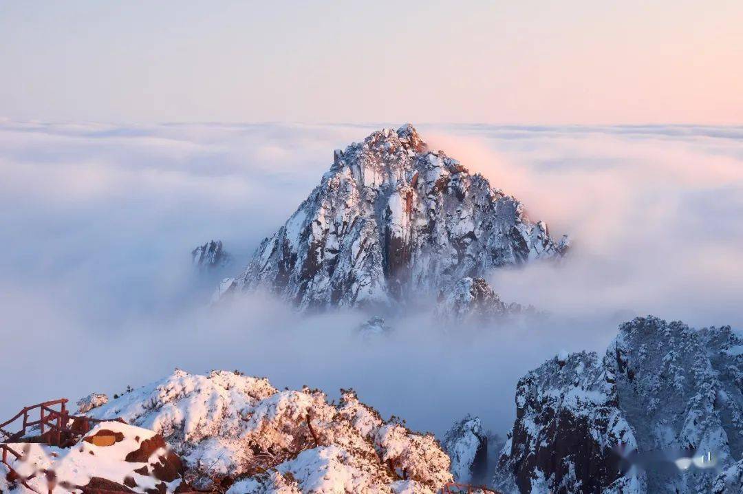 冬雪倒计时,黄山四季皆胜景,唯有腊冬景更佳