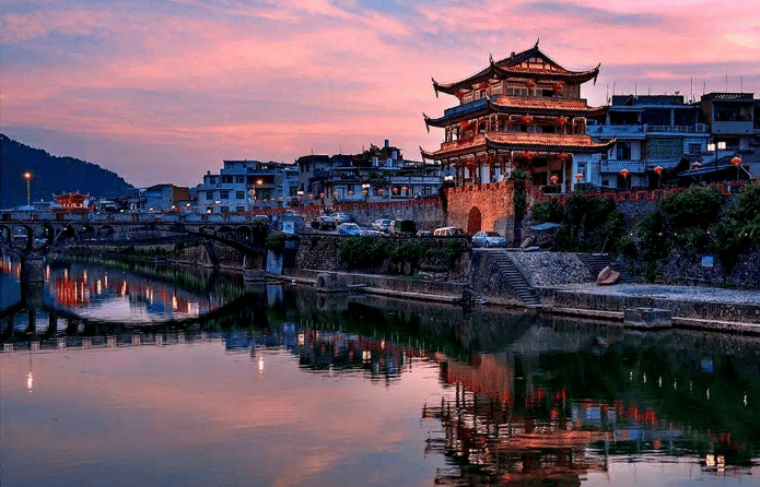 长汀旅游景点图