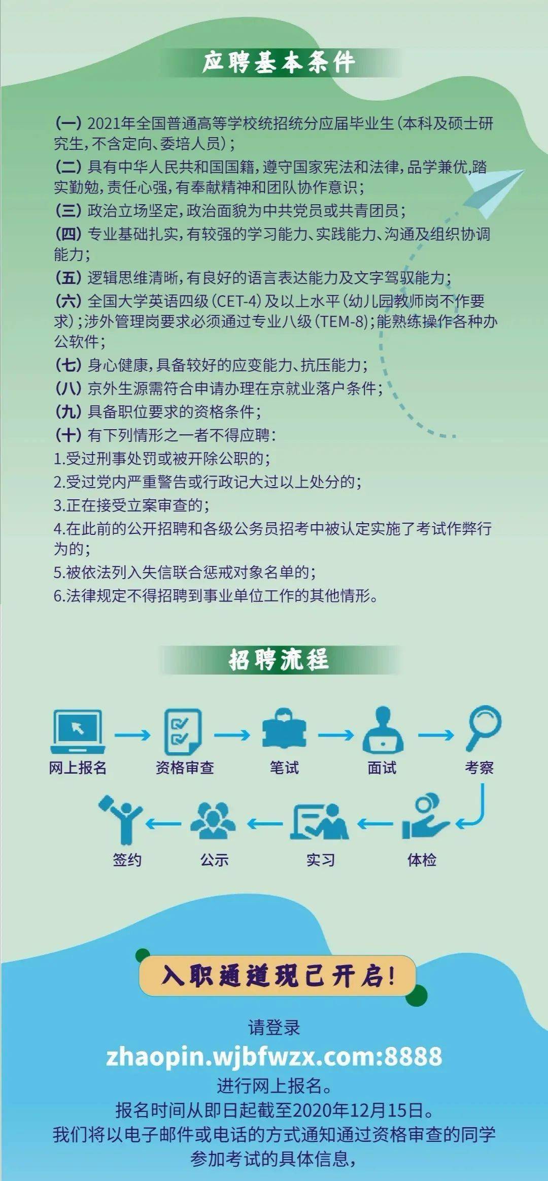 重磅!外交部服务中心2021年校园招聘正式