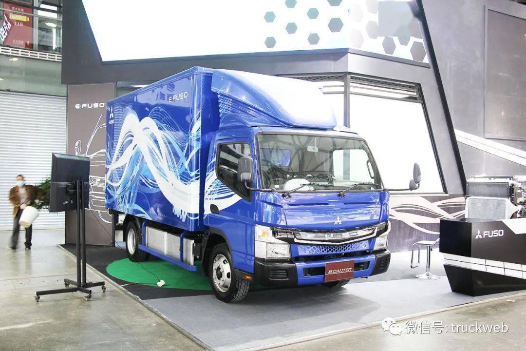 三菱扶桑再现2020上海bauma展纯电轻卡ecanter首次亮相大陆