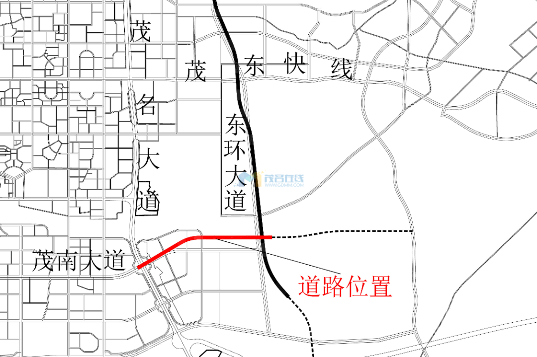 茂名这条大道风险评估公示!明年正式动工建设
