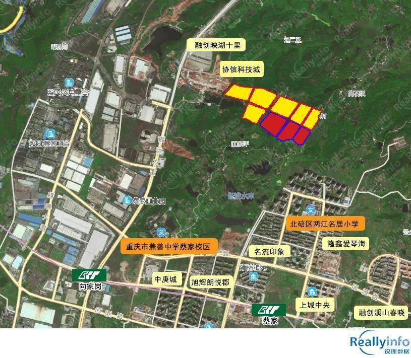 主城供应643亩商住用地 蔡家,龙兴地块上线