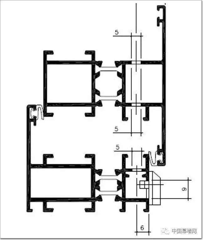 门窗断面胶怎么搭_断桥铝门窗断面(2)