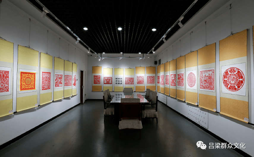 纸韵三晋民间剪纸作品巡展在吕梁市群众艺术馆展厅开展