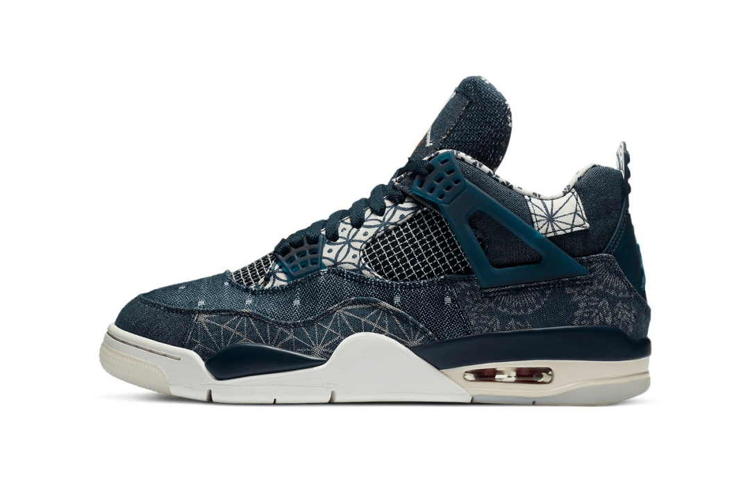 aj4 sashiko on feet