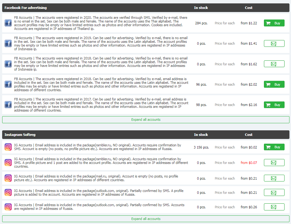 海外账号批发网