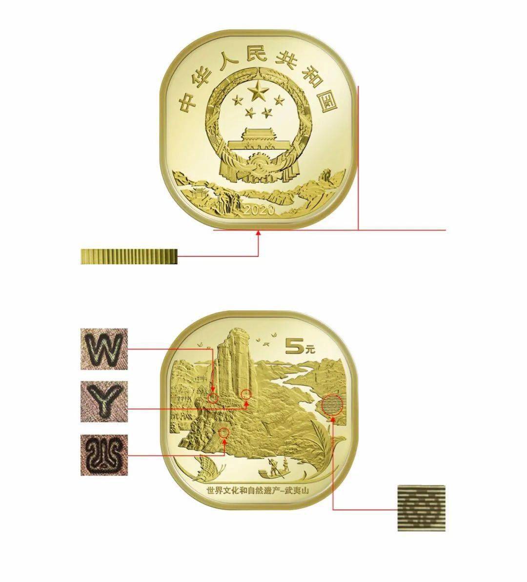 武夷山纪念币12月21日发行