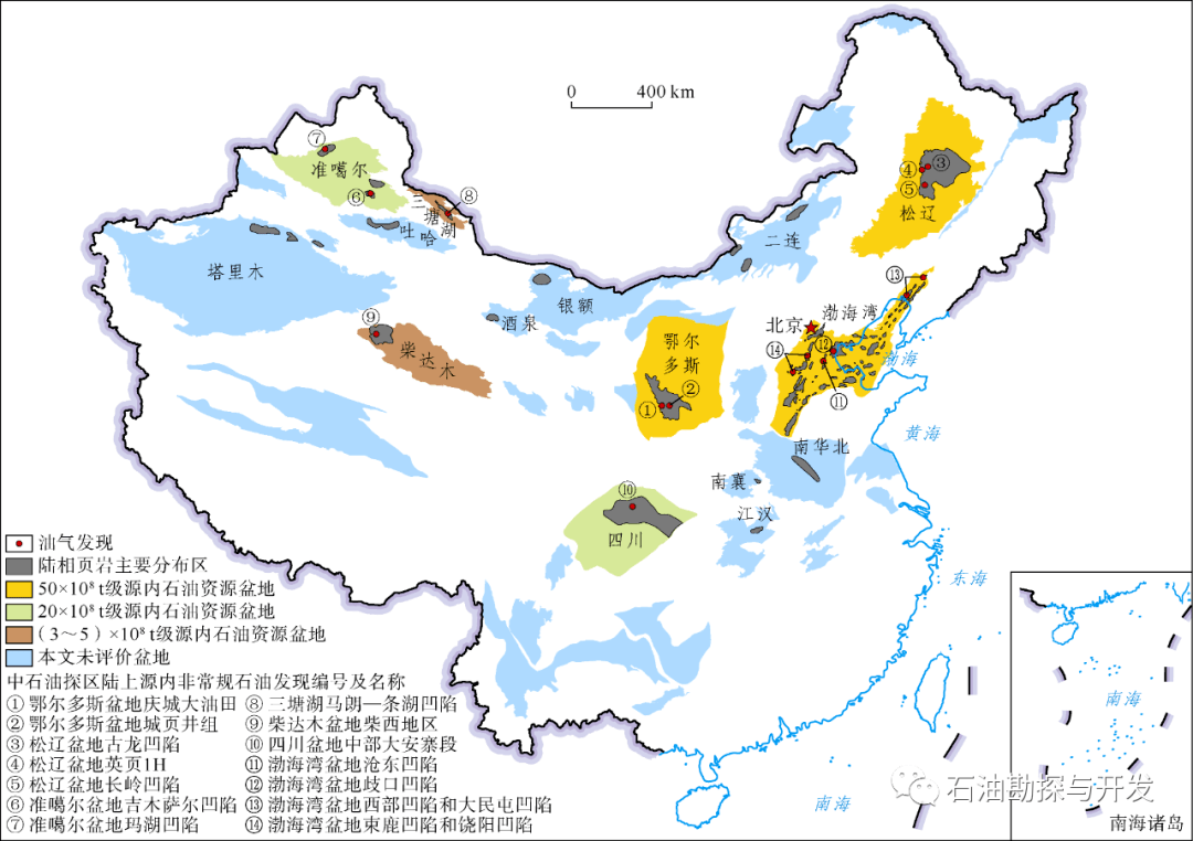 近年来,中国石油加大陆相源内石油地质研究,风险勘探,整体勘探,开发