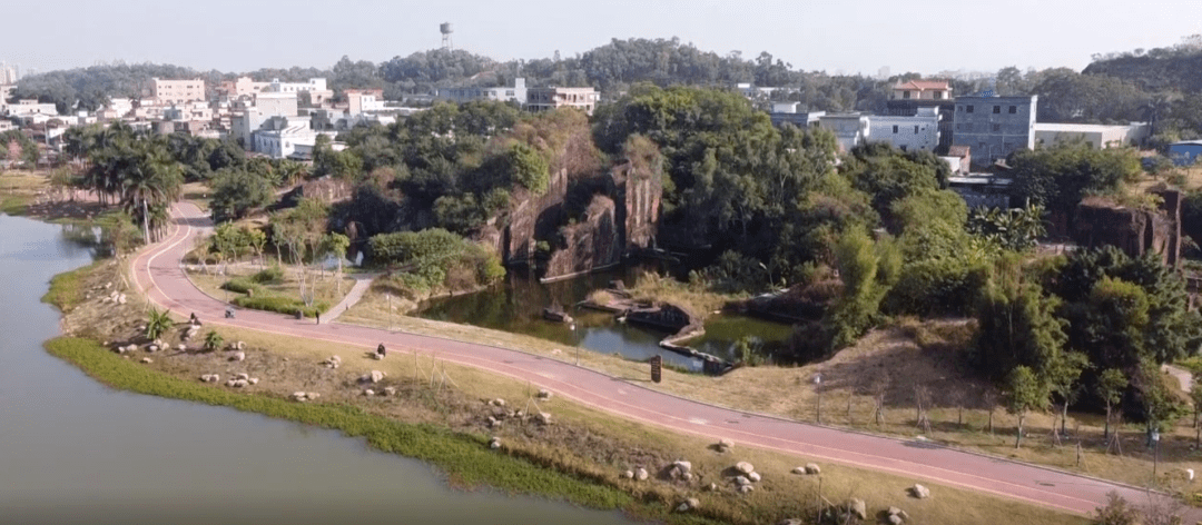 曝光!石排新景,红石山燕岭古采石场遗址公园航拍来了